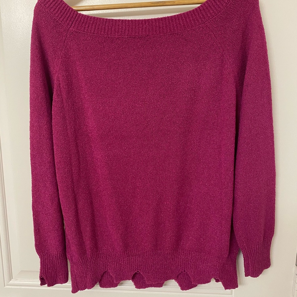 Pink sweater